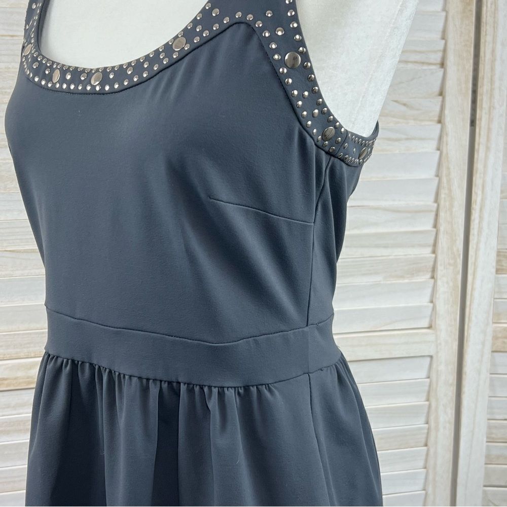 Cynthia Rowley Scoop Neck Embellished Scuba Dress Medium - Picture 12 of 14